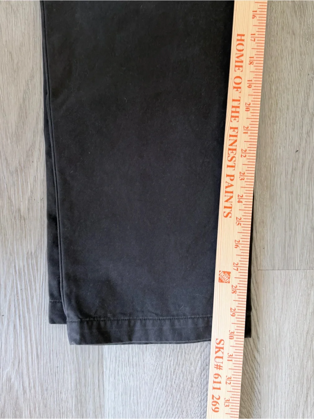 Banana Republic Gavin Chino Straight Fit Pants‎ Mens 33x32 Sharp Grey Classic